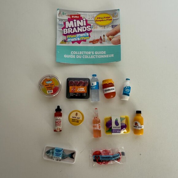 Zuru Mini Brands Fill the Fridge Lot - 12 PCS NO DUPLICATES - Picture 1 of 5
